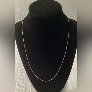 Alex Woo Sterling Silver 20” Icon Ball Chain Necklace